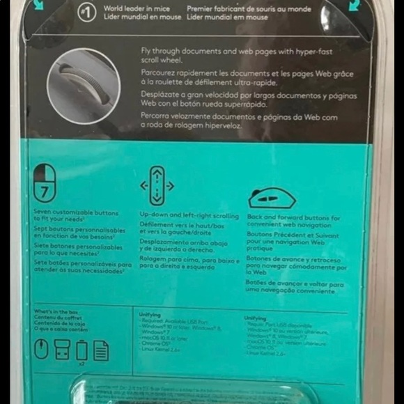 ENTIRE CLOSET CLEARANCE SALE !
Logitech Productivity Plus Mouse Brand New - Picture 2 of 2